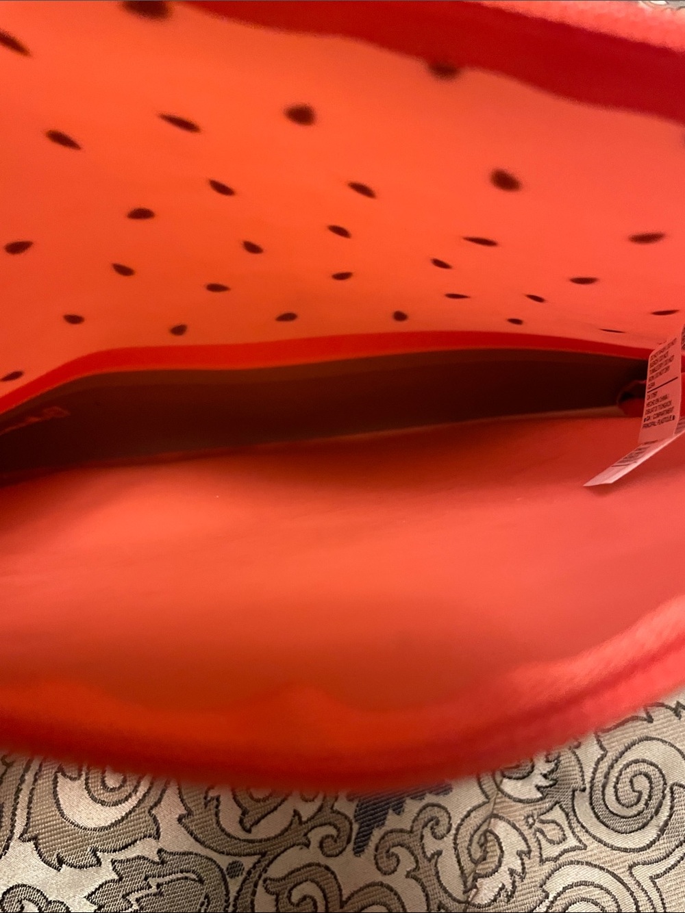 Old Navy Watermelon Print Bikini Bag - Coral, Green & Black - Picture 3 of 4